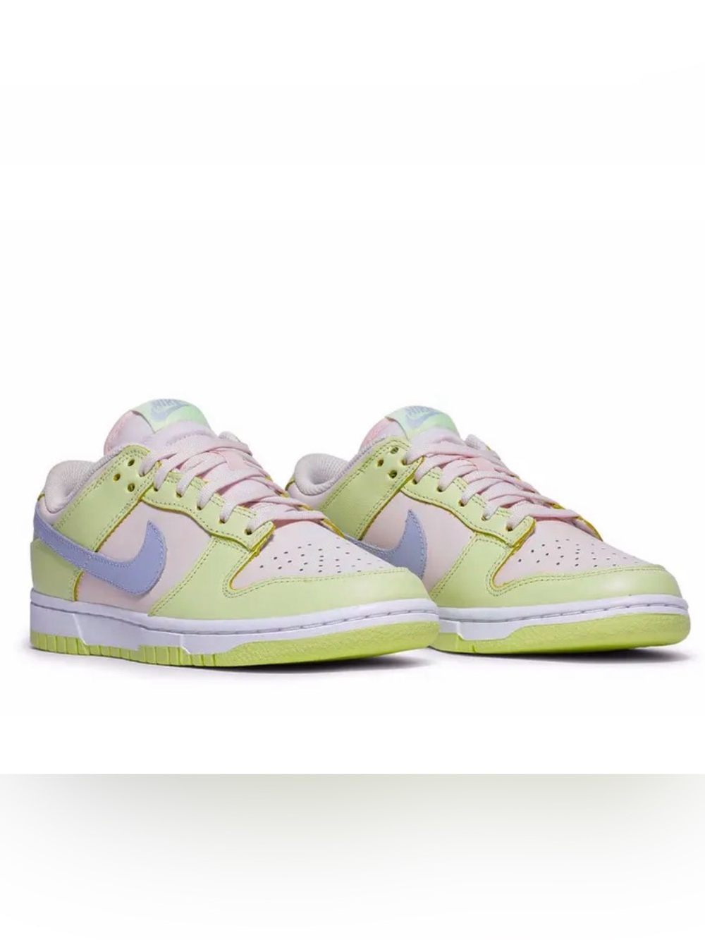 Nike Dunks low “LIME ICE” Sneakers in Pastel Pink, Lime & Lavender Brand new